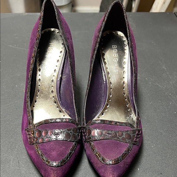 BCBGirls Deep Purple Heels - Picture 2 of 10